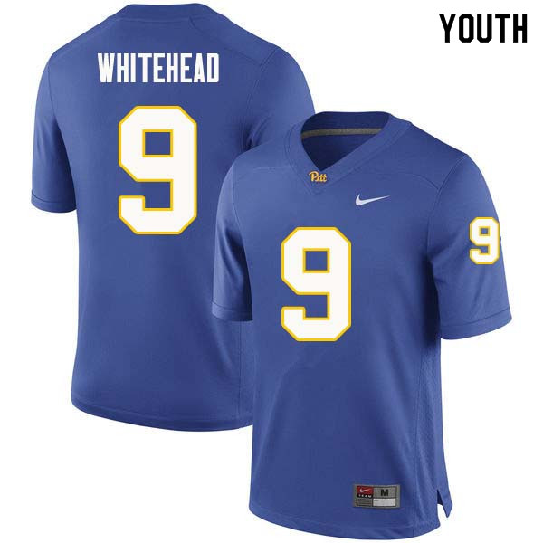 Youth #9 Jordan Whitehead Pittsburgh Panthers College Football Jerseys Sale-Royal